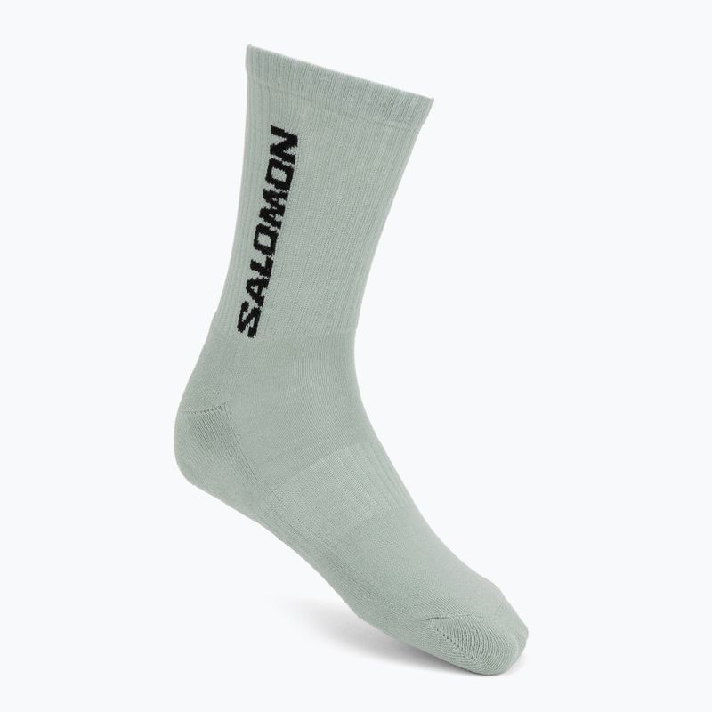 Socken Salomon Everyday Crew 3 pack stormy weather/sea foam/mustang 2