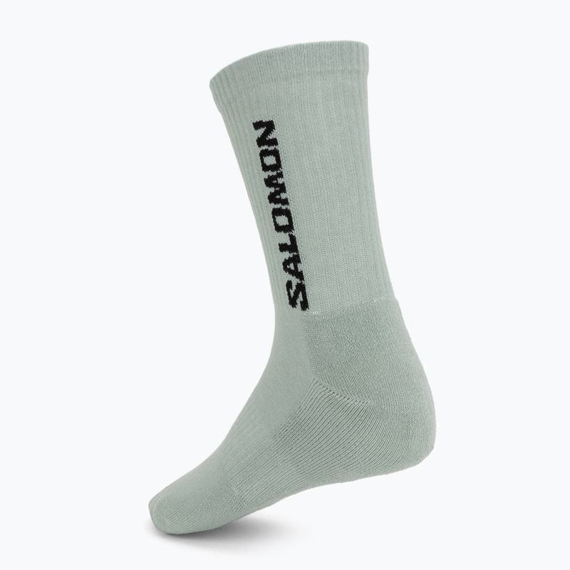 Socken Salomon Everyday Crew 3 pack stormy weather/sea foam/mustang 5
