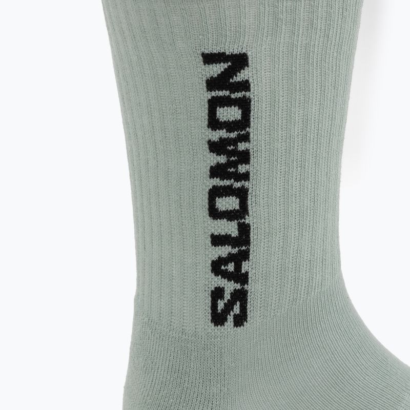 Socken Salomon Everyday Crew 3 pack stormy weather/sea foam/mustang 6