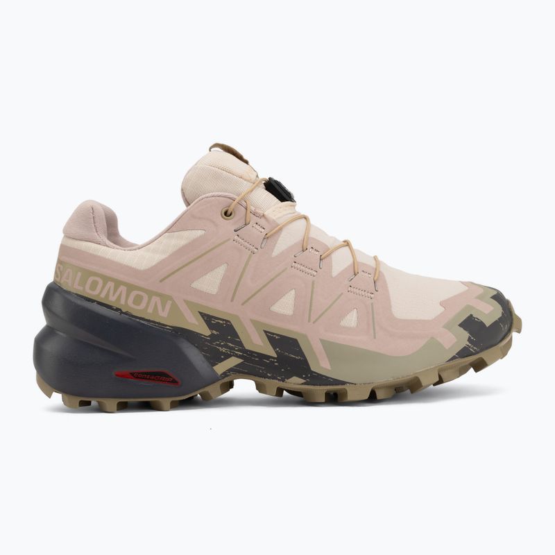 Laufschuhe für Damen Salomon Speedcross 6 tapioca/shadow gray 2