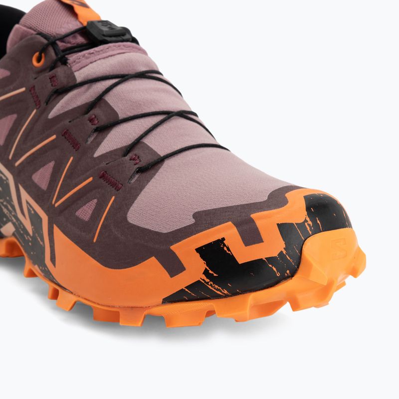 Laufschuhe für Damen Salomon Speedcross 6 GTX dusky orchid/huckleberry 7