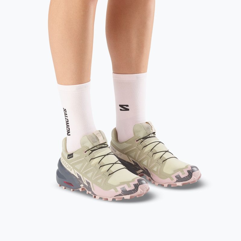 Laufschuhe für Damen Salomon Speedcross 6 GTX eucalyptus/slate green 5