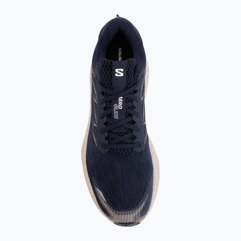 Herren-Laufschuhe Salomon Aero Glide 4 maritime blue/silver cloud 5