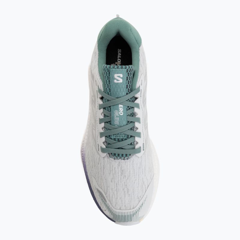 Laufschuhe für Damen Salomon Aero Glide 4 ancient water/white 5