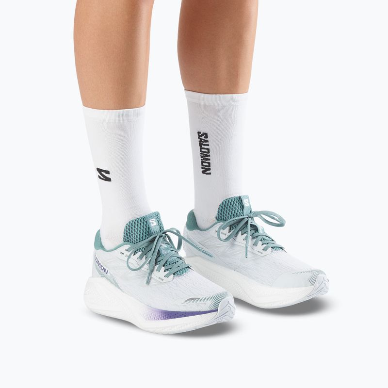 Laufschuhe für Damen Salomon Aero Glide 4 ancient water/white 5
