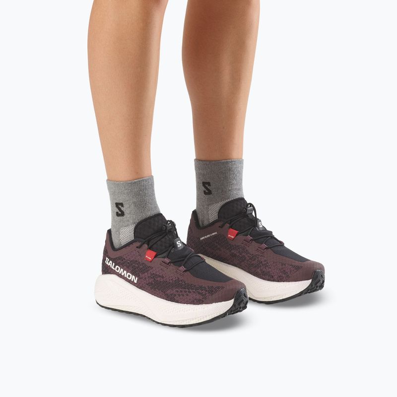 Laufschuhe für Damen Salomon Aero Glide 4 GRVL huckleberry/black 5