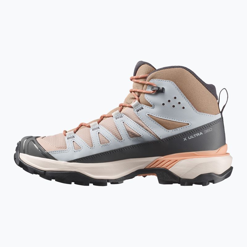 Damen-Trekkingschuhe Salomon X Ultra 360 MID GTX oxford tan/pearl blue 3