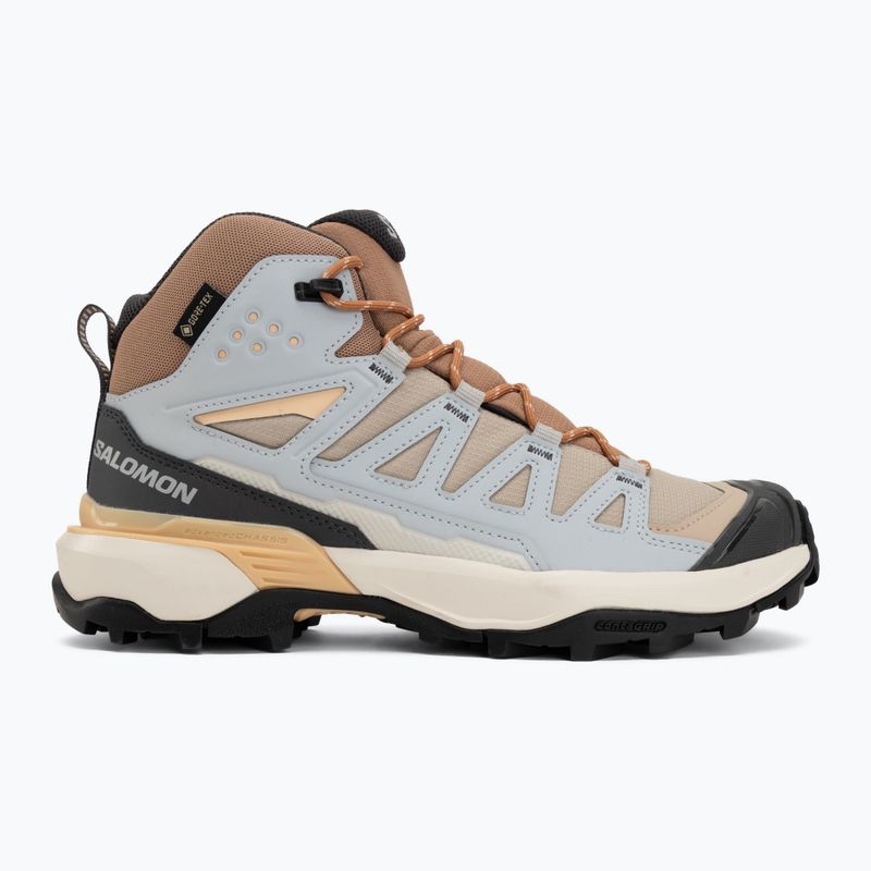Damen-Trekkingschuhe Salomon X Ultra 360 MID GTX oxford tan/pearl blue 2