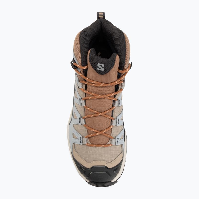 Damen-Trekkingschuhe Salomon X Ultra 360 MID GTX oxford tan/pearl blue 5