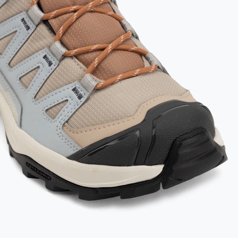 Damen-Trekkingschuhe Salomon X Ultra 360 MID GTX oxford tan/pearl blue 7