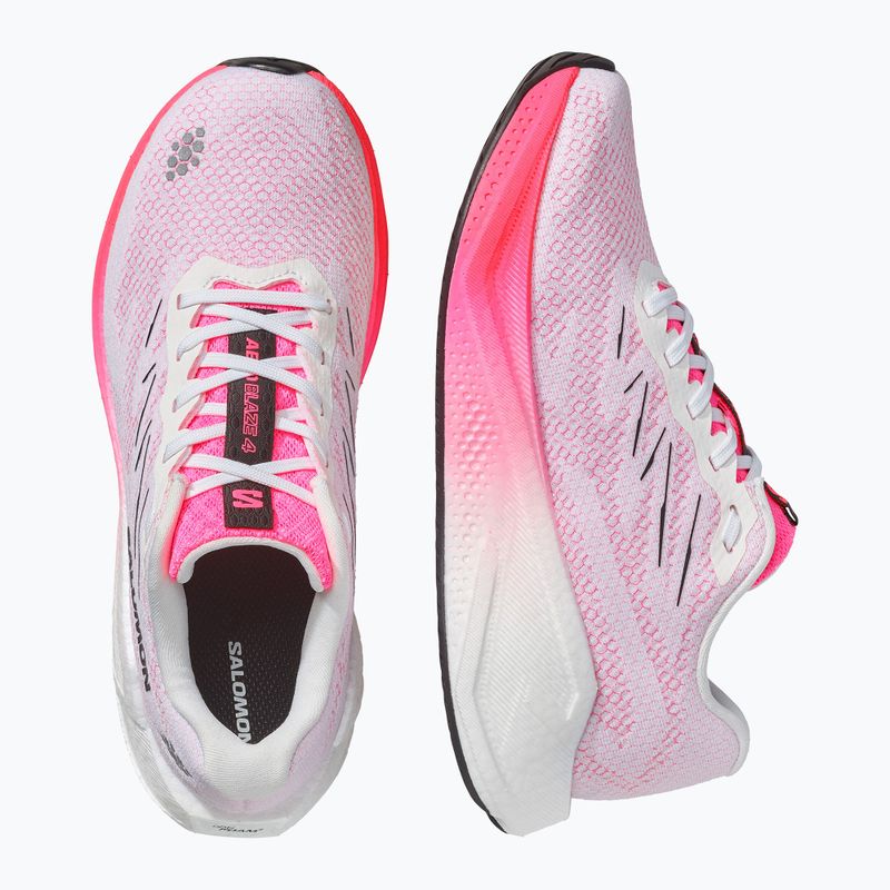 Laufschuhe für Damen Salomon Aero Blaze 4 white/knockout pink 3