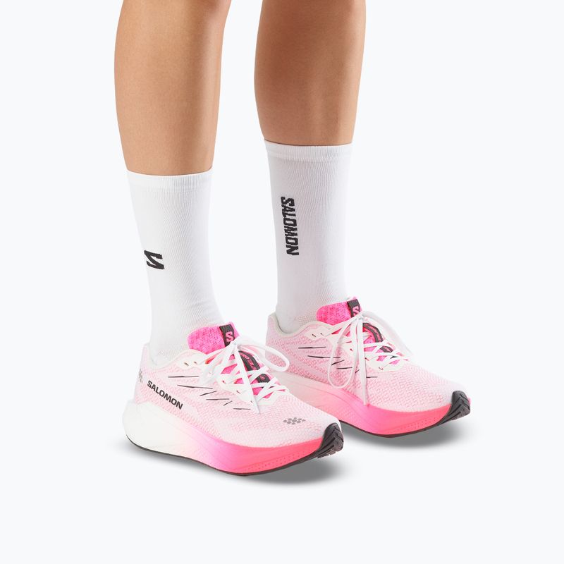 Laufschuhe für Damen Salomon Aero Blaze 4 white/knockout pink 5