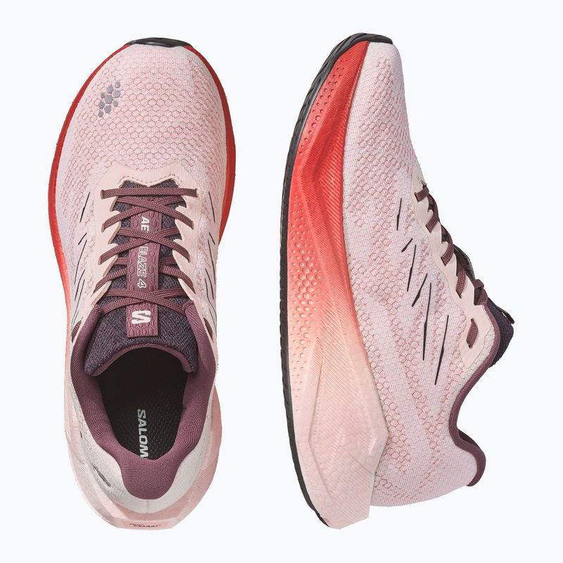Laufschuhe für Damen Salomon Aero Blaze 4 vanilla ice/huckleberry 3