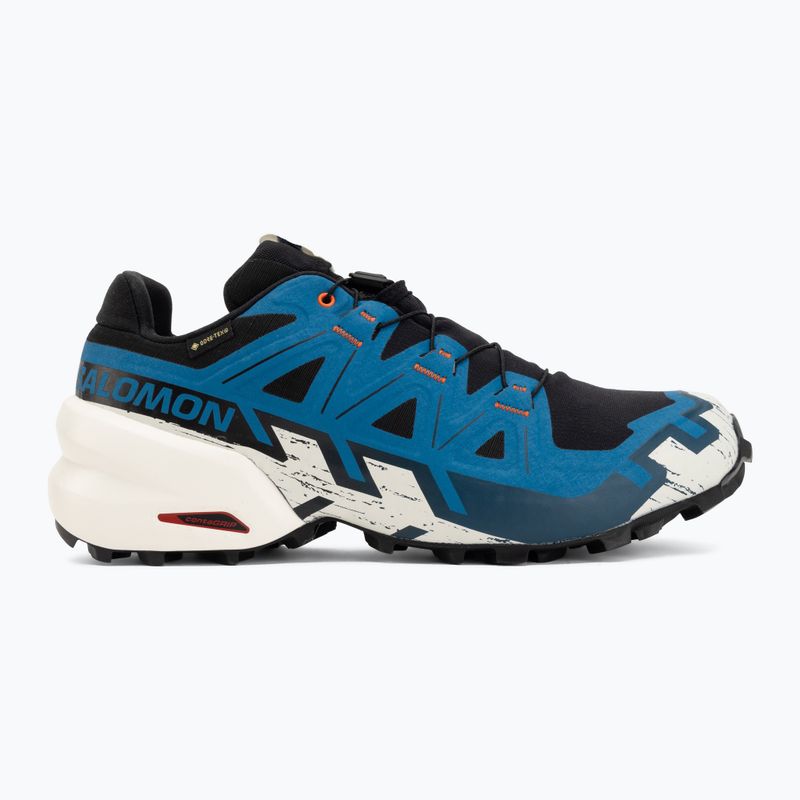 Herren-Laufschuhe Salomon Speedcross 6 GTX black/mykonos blue 2