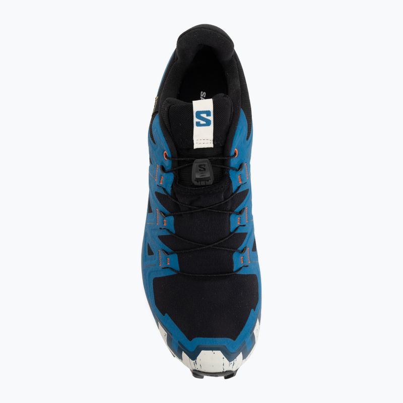 Herren-Laufschuhe Salomon Speedcross 6 GTX black/mykonos blue 5