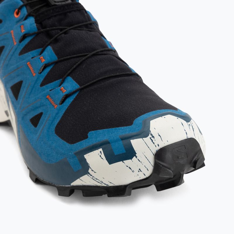 Herren-Laufschuhe Salomon Speedcross 6 GTX black/mykonos blue 7