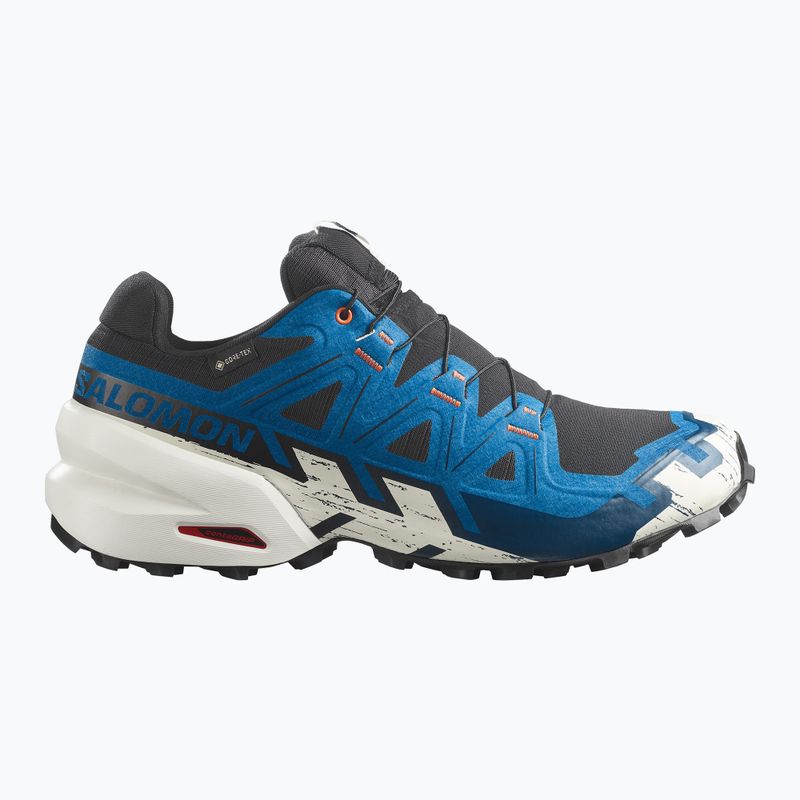 Herren-Laufschuhe Salomon Speedcross 6 GTX black/mykonos blue