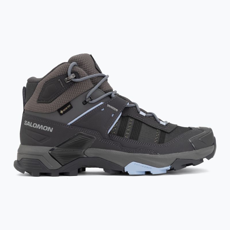 Damen-Trekkingschuhe Salomon X Ultra 5 MID GTX asphalt/castlerock 2