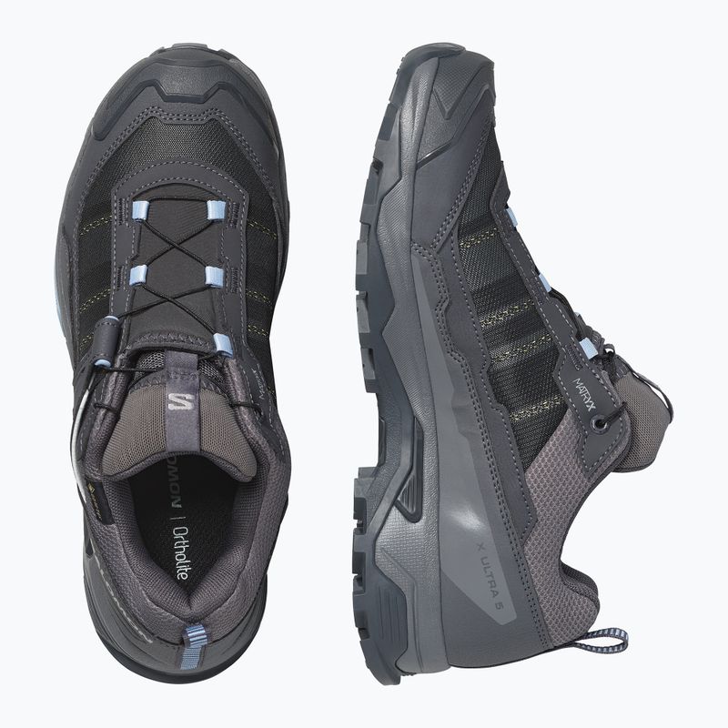 Damen-Trekkingschuhe Salomon X Ultra 5 GTX asphalt/castlerock 3