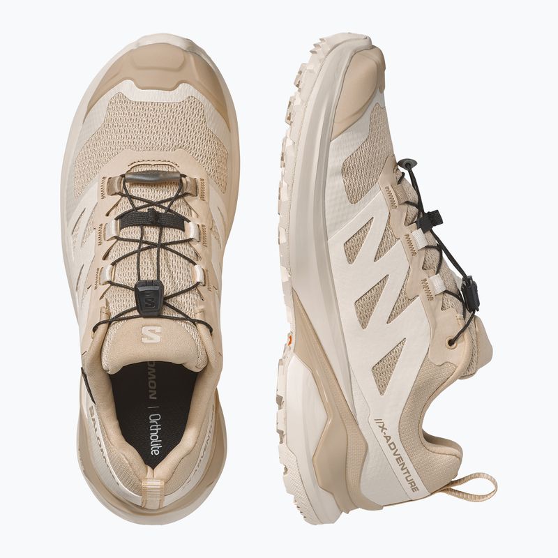 Damen-Trekkingschuhe Salomon X-Adventure GTX Safari/Almond Milk/Desert 3