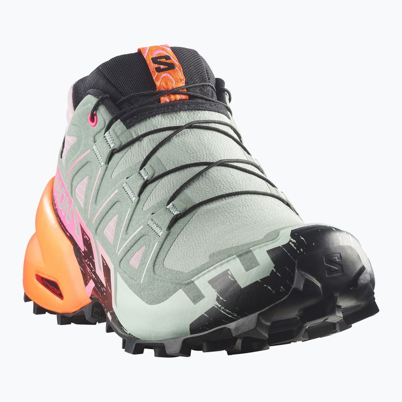 Laufschuhe für Damen Salomon Speedcross 6 GTX Icon black/green milieu 2
