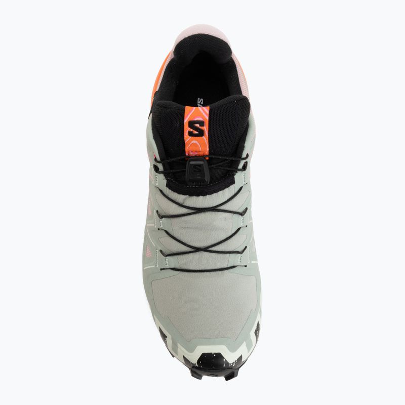 Laufschuhe für Damen Salomon Speedcross 6 GTX Icon black/green milieu 5