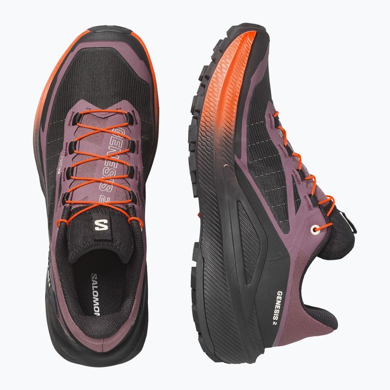 Laufschuhe für Damen Salomon Genesis 2 huckleberry/black 12