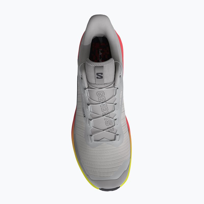 Laufschuhe für Damen Salomon Genesis 2 gray violet/safety yellow 3