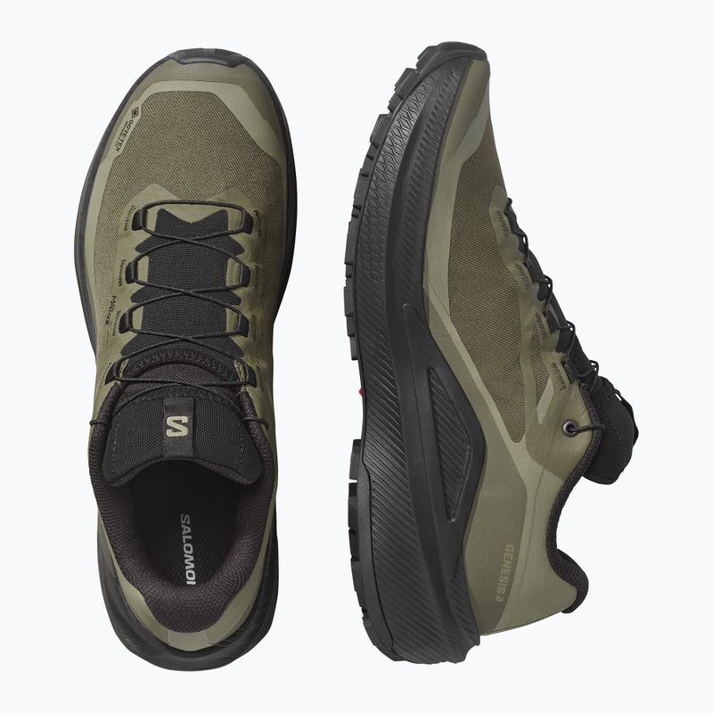 Herren-Laufschuhe Salomon Genesis 2 GTX grape leaf/black 3
