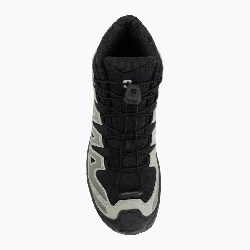 Kinder-Wanderschuhe Salomon XA PRO MID Waterproof black/sedona sage 5
