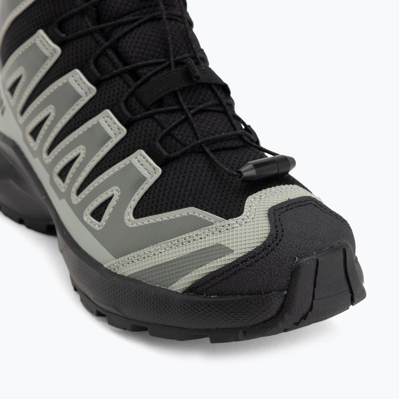 Kinder-Wanderschuhe Salomon XA PRO MID Waterproof black/sedona sage 7