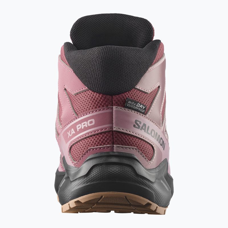 Kinder-Wanderschuhe Salomon XA Pro Mid Waterproof nocturne/dusky orchid 2