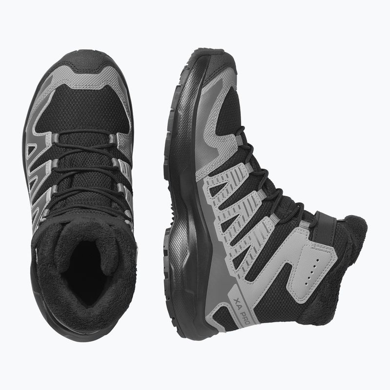 Kinder-Wanderschuhe Salomon XA Pro Winter Waterproof black/castlerock 2