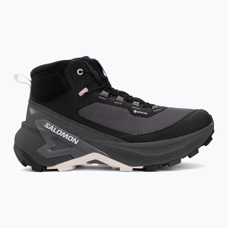 Damen-Wanderschuhe Salomon Genesis Mid GTX black/dawn pink 2