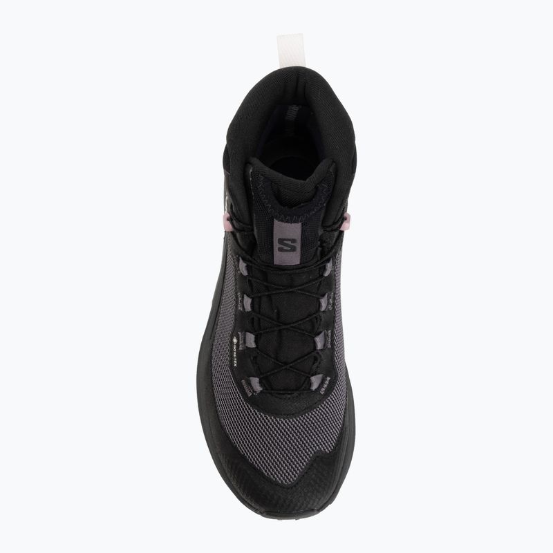 Damen-Wanderschuhe Salomon Genesis Mid GTX black/dawn pink 5