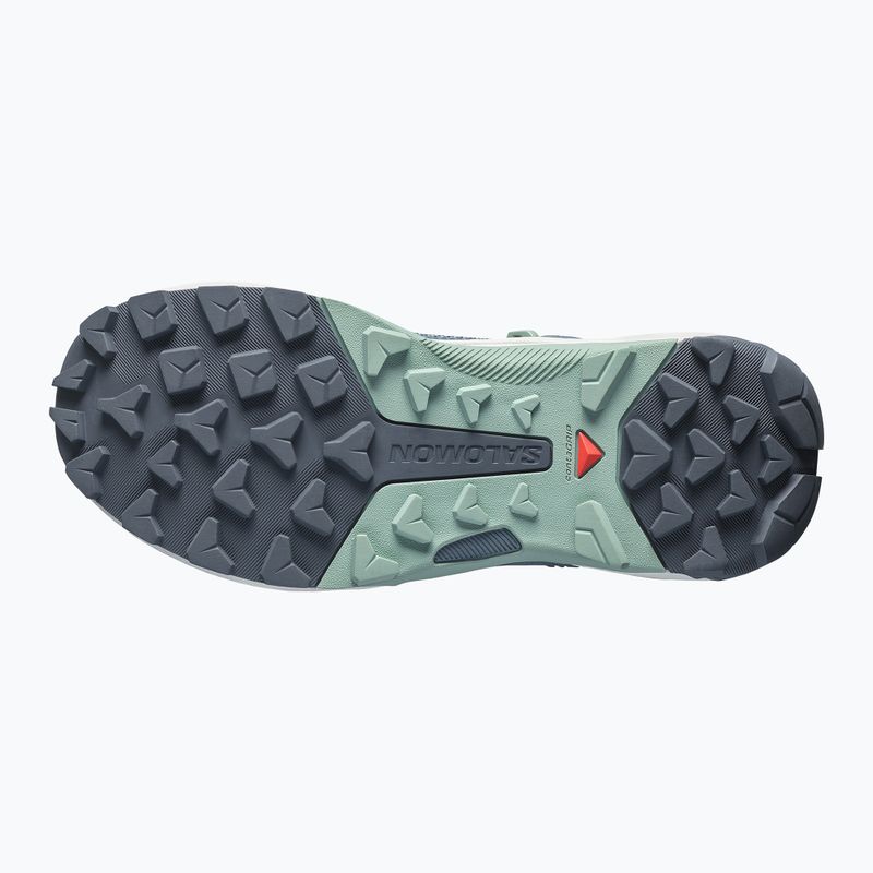 Damen-Wanderschuhe Salomon Genesis Mid GTX grisaille/green milieu 4