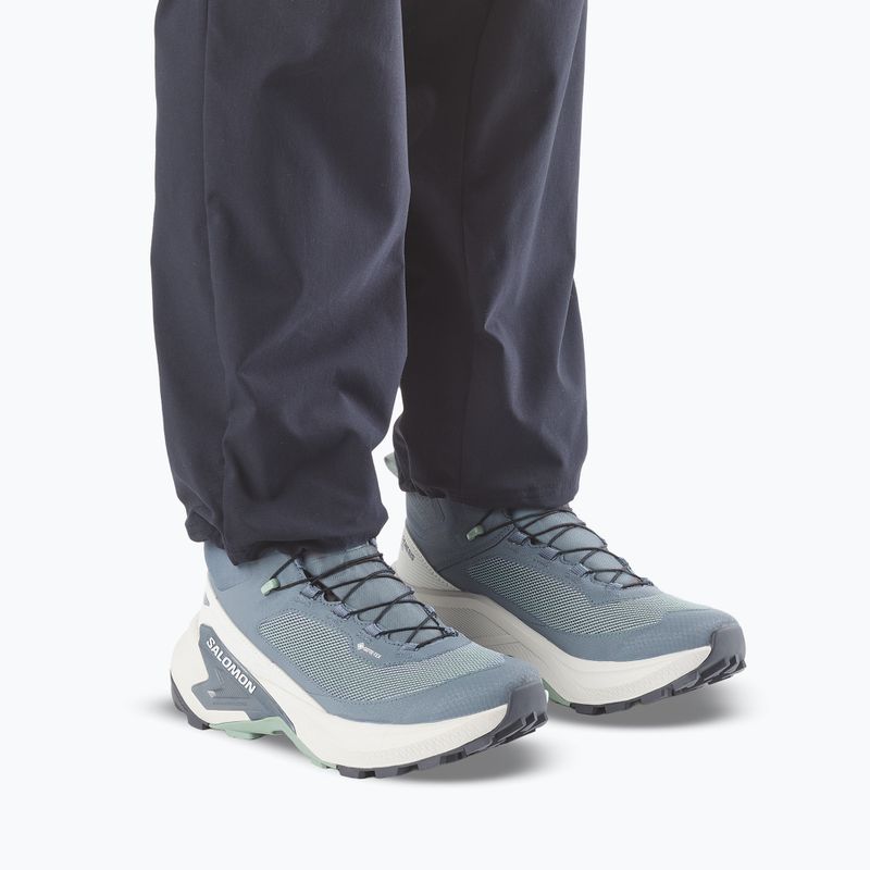 Damen-Wanderschuhe Salomon Genesis Mid GTX grisaille/green milieu 5