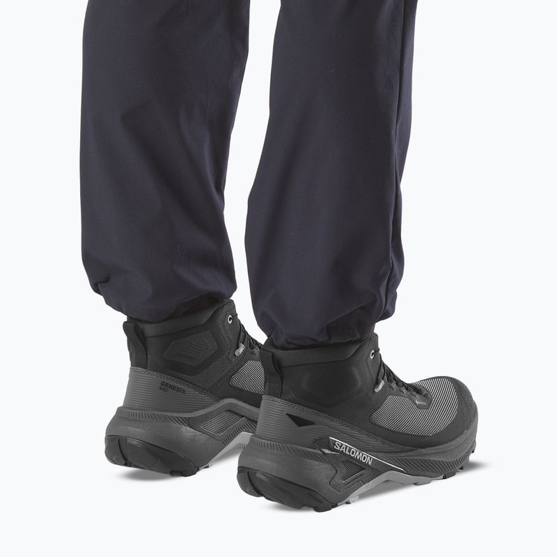 Herren-Wanderschuhe Salomon Genesis Mid GTX black/asphalt 5