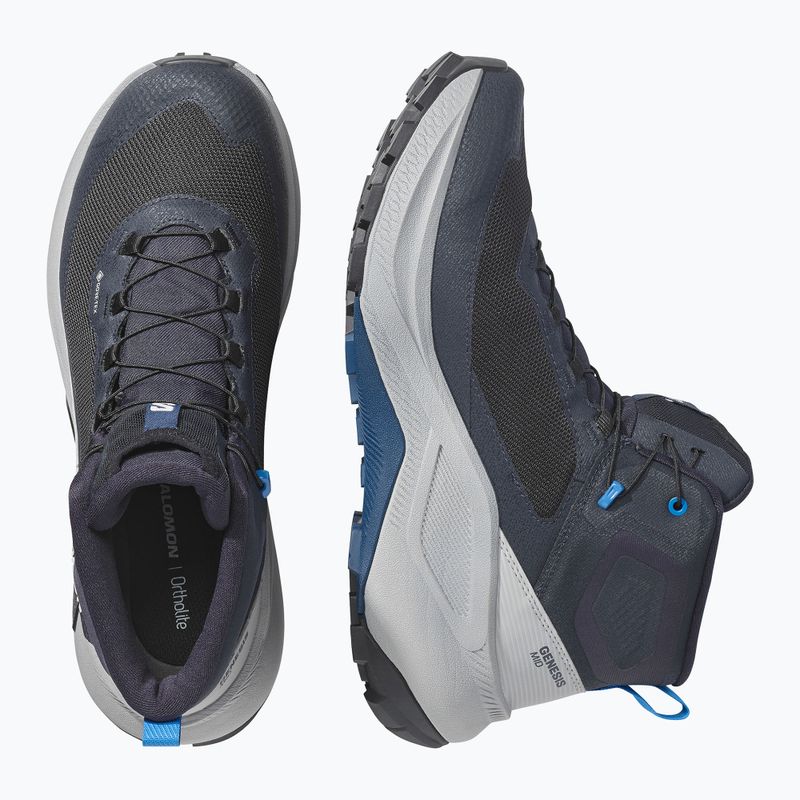 Herren-Wanderschuhe Salomon Genesis Mid GTX dark navy/spellbound 3