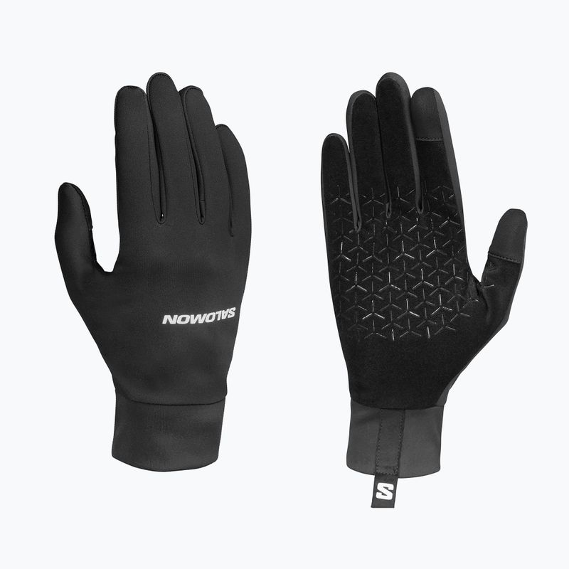 Laufhandschuhe Salomon Tech Softshell deep black