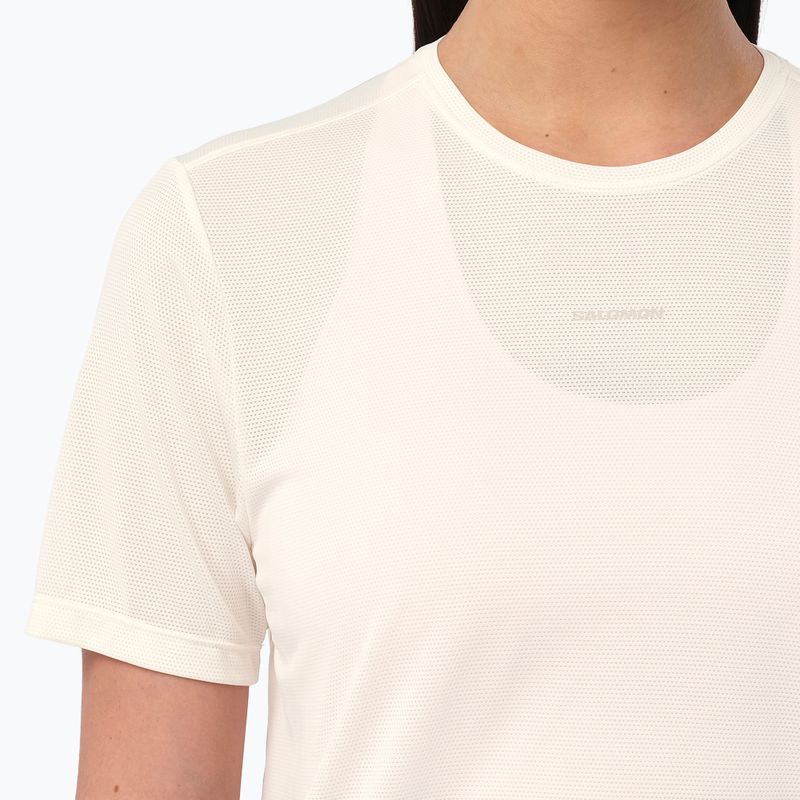 Damen-Laufshirt Salomon Shakeout Core GFX SS Tee whisper white/pink frosting 3