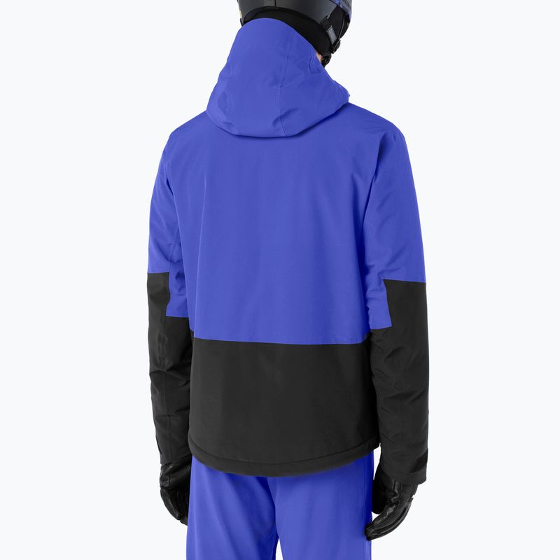 Herren-Skijacke Salomon Highland clematis blue/deep black 2