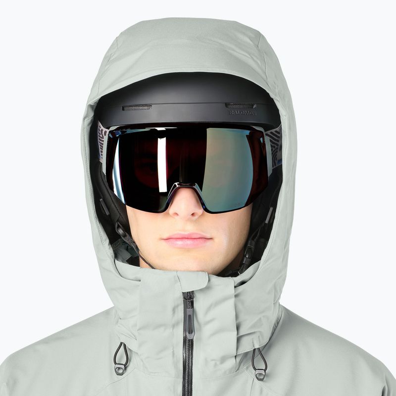 Herren-Skijacke Salomon Brilliant 2.0 wrought iron/deep black 3