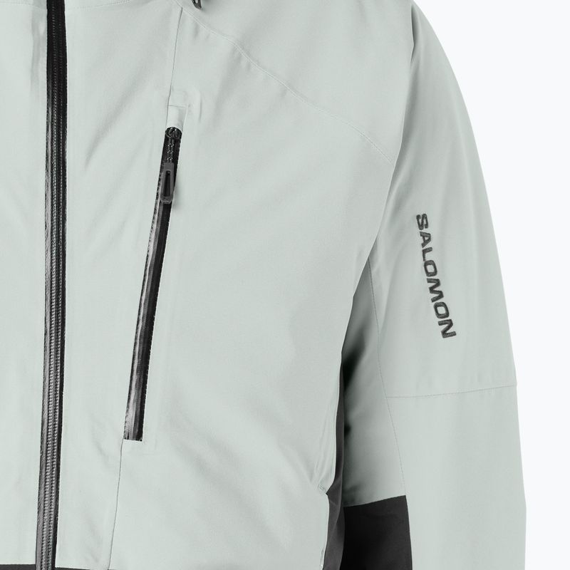 Herren-Skijacke Salomon Brilliant 2.0 wrought iron/deep black 4