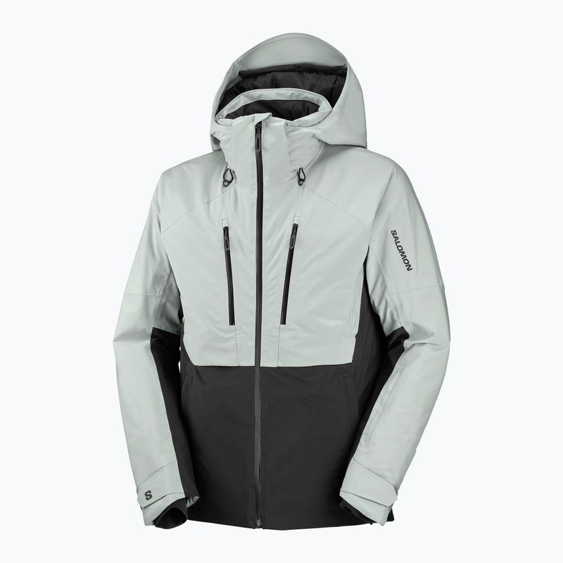 Herren-Skijacke Salomon Brilliant 2.0 wrought iron/deep black 7