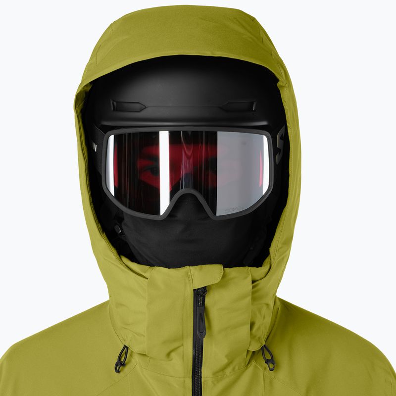 Herren-Skijacke Salomon Brilliant 2.0 cardamon seed/deep black 3