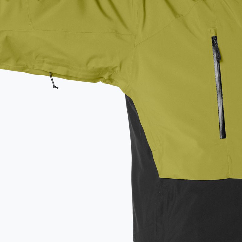 Herren-Skijacke Salomon Brilliant 2.0 cardamon seed/deep black 5