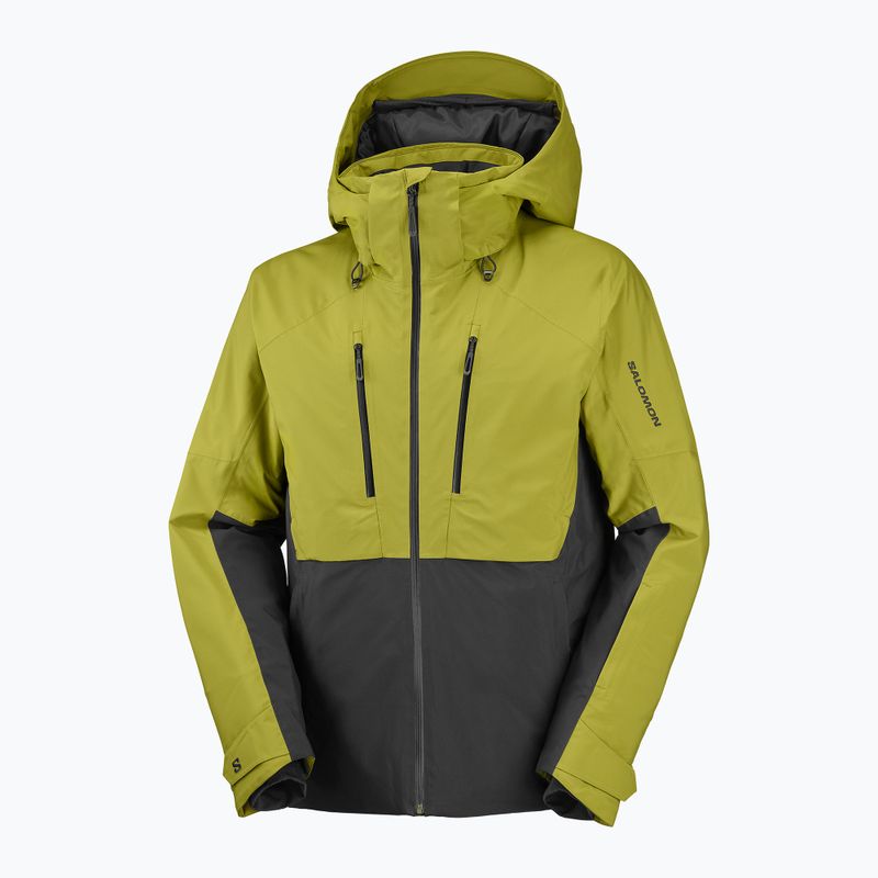 Herren-Skijacke Salomon Brilliant 2.0 cardamon seed/deep black 7