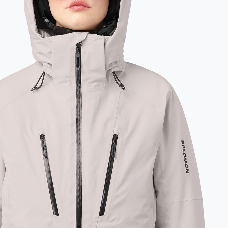 Damen-Skijacke Salomon Brilliant 2.0 silver cloud 4