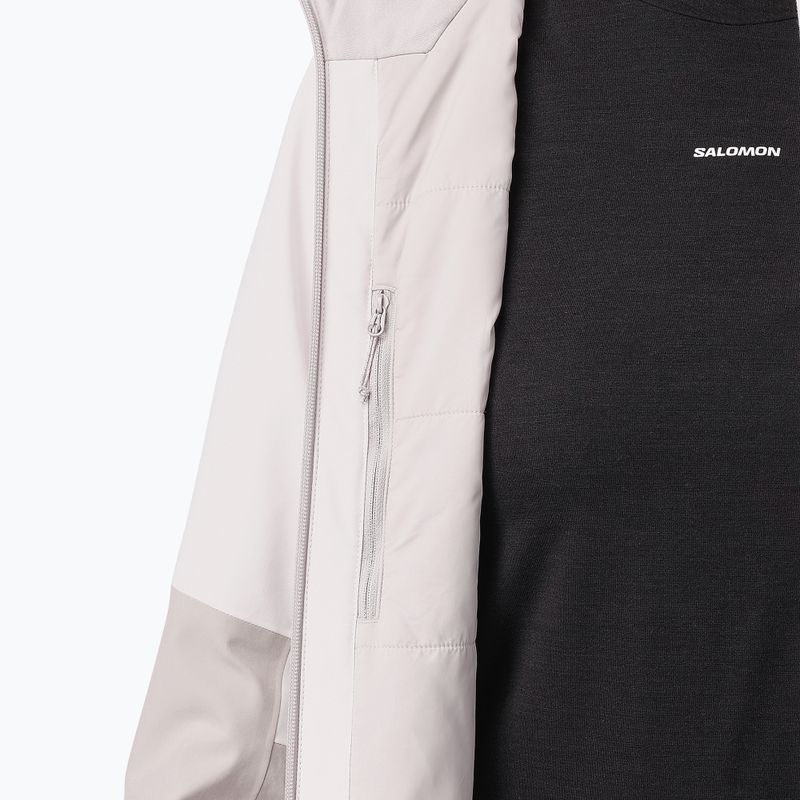 Damen-Skijacke Salomon Highland white sand/silver cloud 5